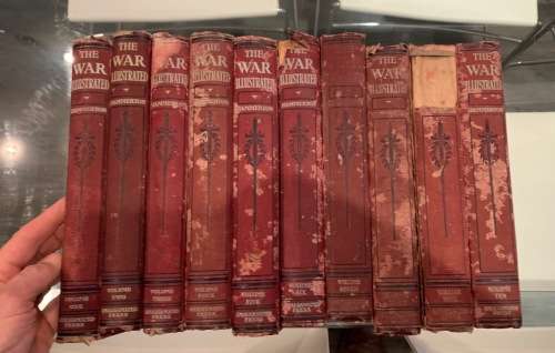 The War Illustrated: Complete Record of the Conflict by Land and Sea and in the Air, Volumes 1 to 10