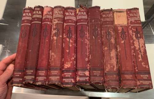 The War Illustrated: Complete Record of the Conflict by Land and Sea and in the Air, Volumes 1 to 10