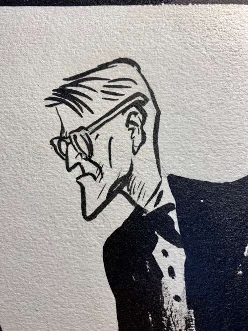 Original Victor Ivanoff Political Cartoon