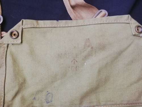 WW2 British/Canadian Gas mask and bag. U.D.F. issue.