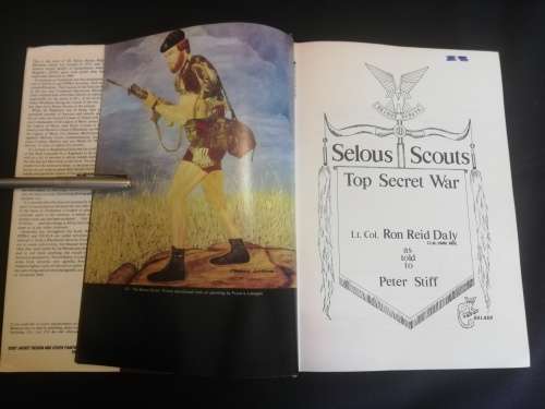 Selous Scouts, Top Secret war. Peter Stiff, Hard Cover.