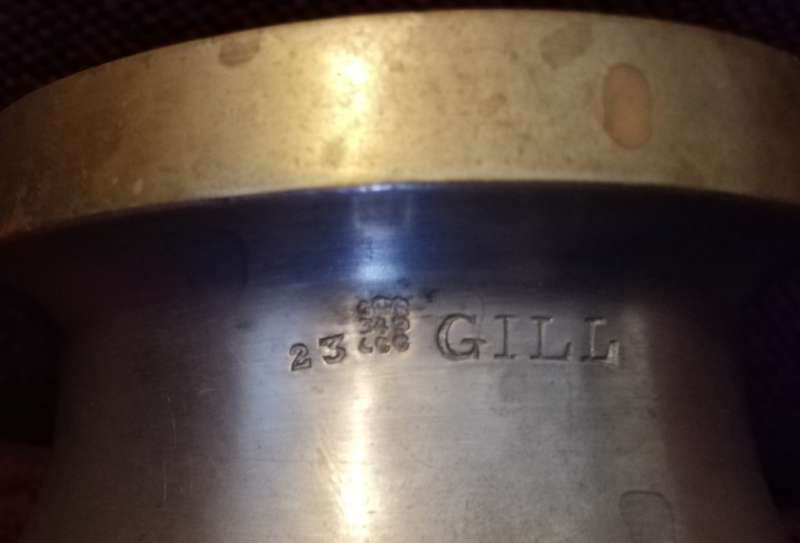 Early South African Railways 1 gill measure, George 5th. Lumley.