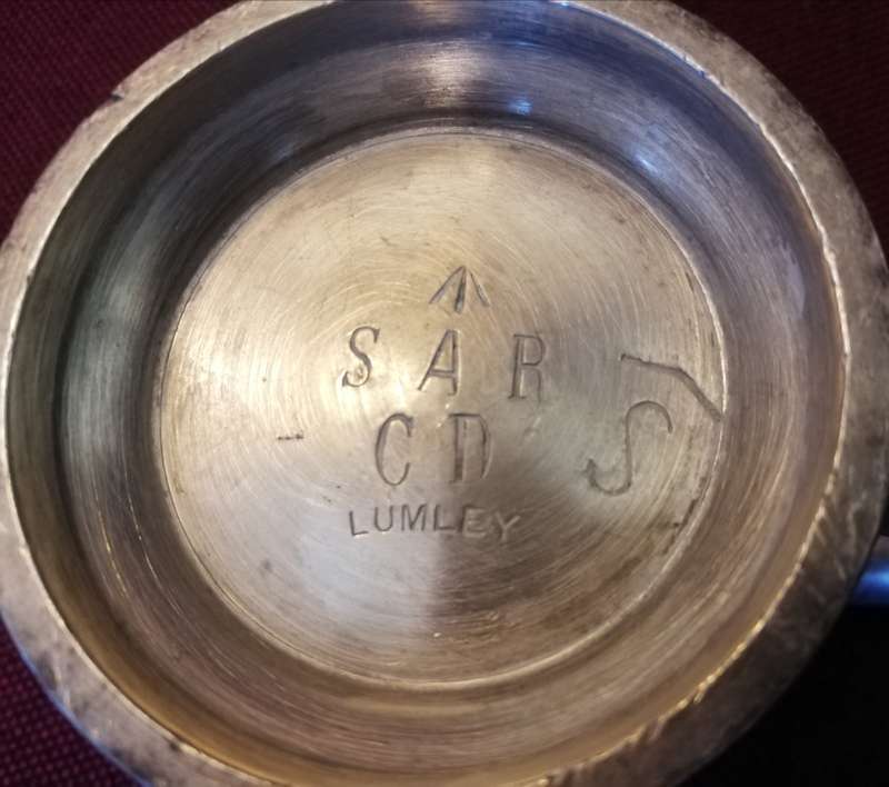 Early South African Railways 1 gill measure, George 5th. Lumley.
