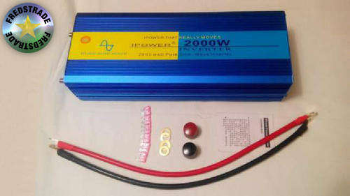 BEAT LOADSHEDDING!!! 2000w PURE SINE 12vdc - 220vac inverter. FREE SHIPPING
