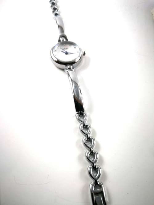 Beautiful Ladies Silver Bangle Watch