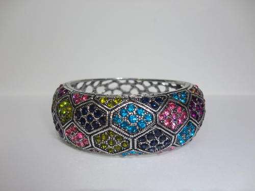 Beautiful Multi Colour Rhinestones Bangle