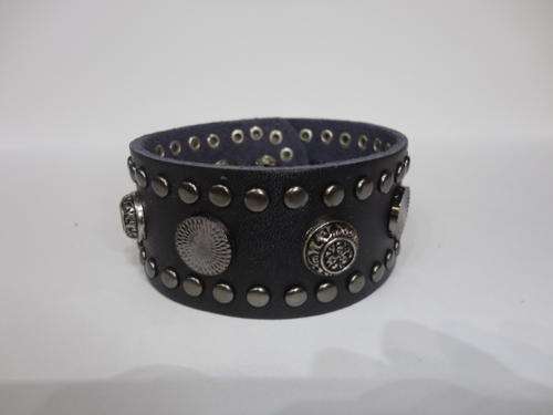 Gothic Leather Bracelet
