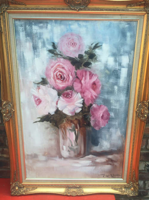 Gideon Rousseau - Still Life Roses