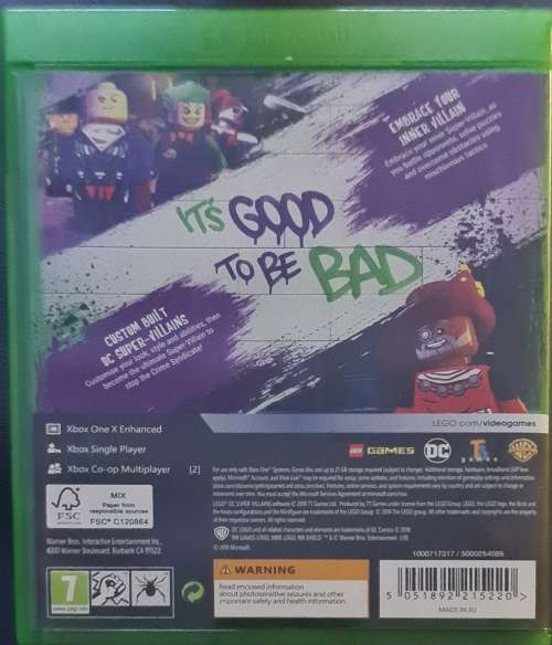 Lego DC super villians xbox one