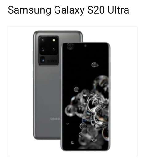 Samsung Galaxy S20 Ultra 128 GB