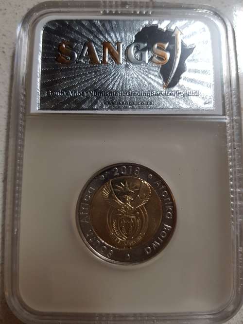 2018 S.AFRICA R5 - MANDELA CENTENARY MS 63