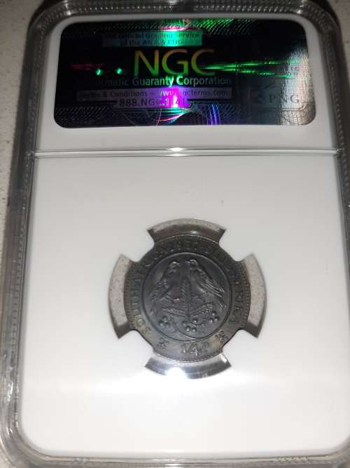 1937 S.AFRICA 1/4P MS 62 BN