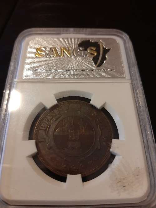 1894 ZAR 1 PENNY AU 50 - BN