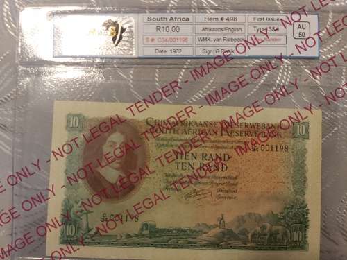1962 R10 G RISSIK LOW NUMBER AU 50
