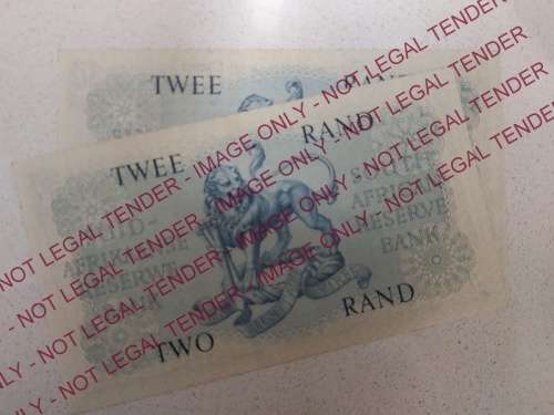 2 TIMES TWO RAND NOTES G RISSIK UNC