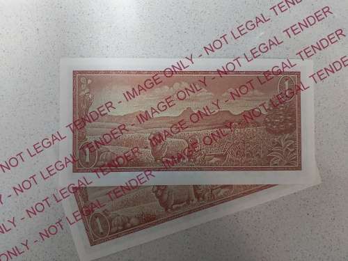 2 TIMES UNC ONE RAND NOTES T.W. DE JONGH