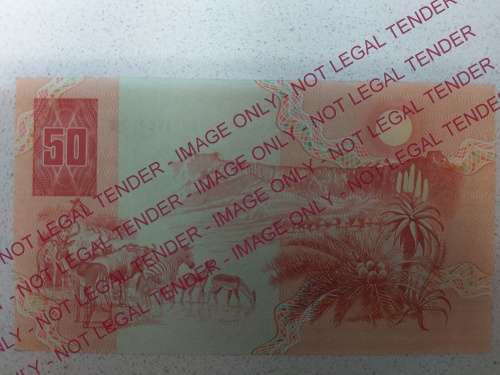 UNC FIFTY RAND NOTE C.L. STALS