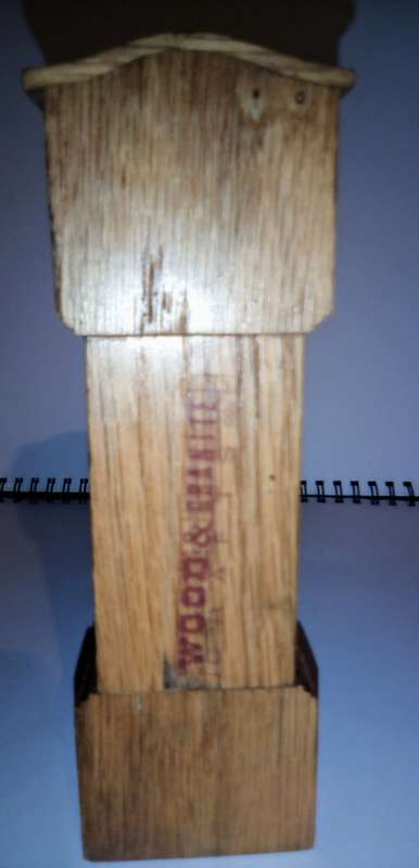Old Small Grandfather Clock [ Wood and Granite Crafts ]