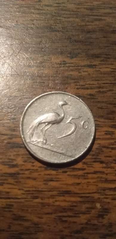 SA 5c coin 1984
