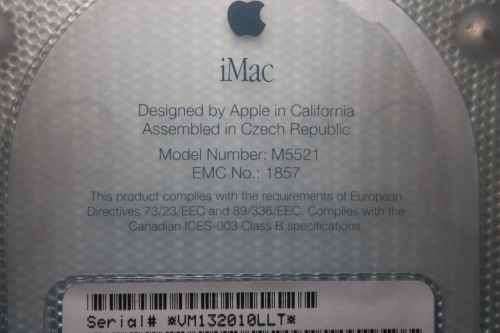 Apple iMac "Bondi blu" Computer BUYER COLLECT ONLY