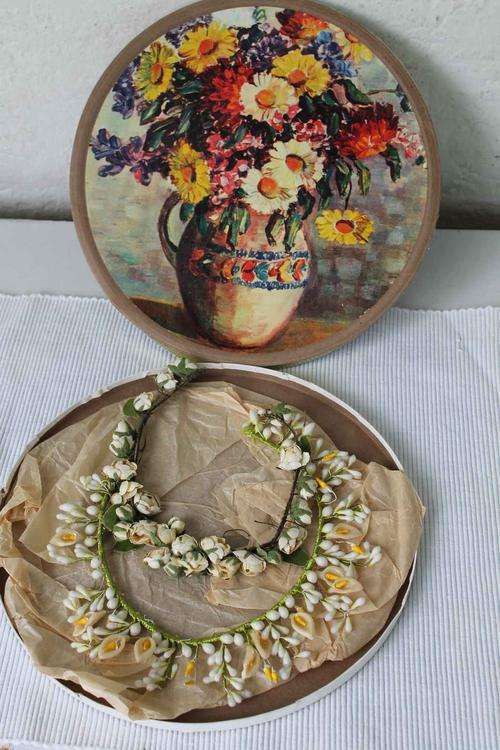 Vintage Flower Head Band