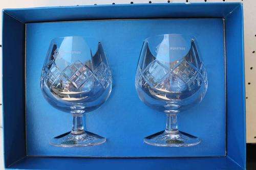 Brandy Goblets Lead Crystal by Vitria Number Two