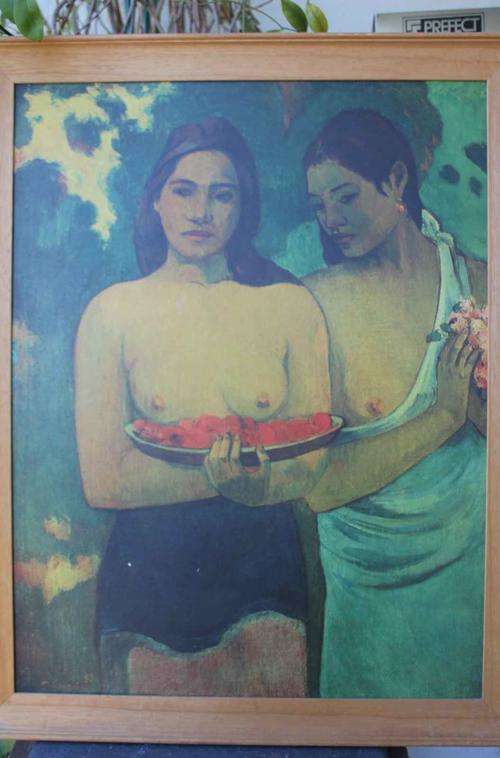 Garguin Two Tahitian Women with Mangoes