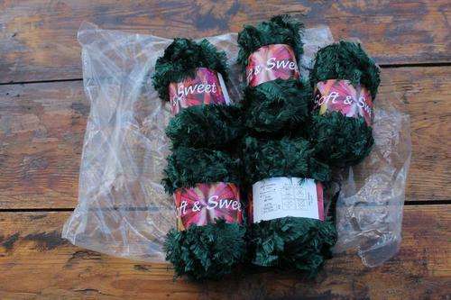 Soft & Sweet Ribbon Wool 5 Balls Fern Green Number 1