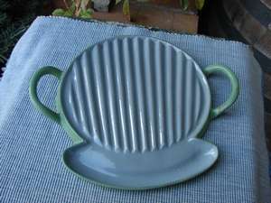 Vintage Enamel Coated Cast Iron Plate