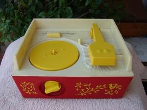 Vintage Fisher Price Music Box Record Player