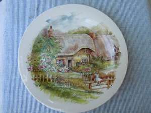 Poole Country Cottage Scene Plates