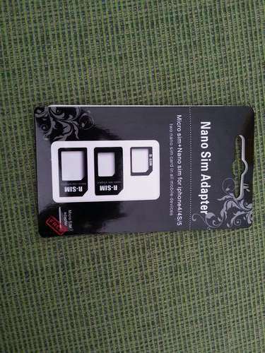 Sim Adaptors for Samsung Galaxy & Iphone ( microsim and nanosim), free eject pin