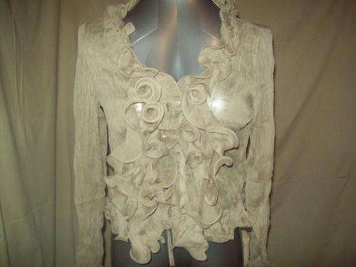 Beautiful, soft, silky top.!  Camel couler. Size M