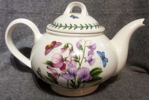 Port Meirion Botanic Garden Sweet Pea Teapot