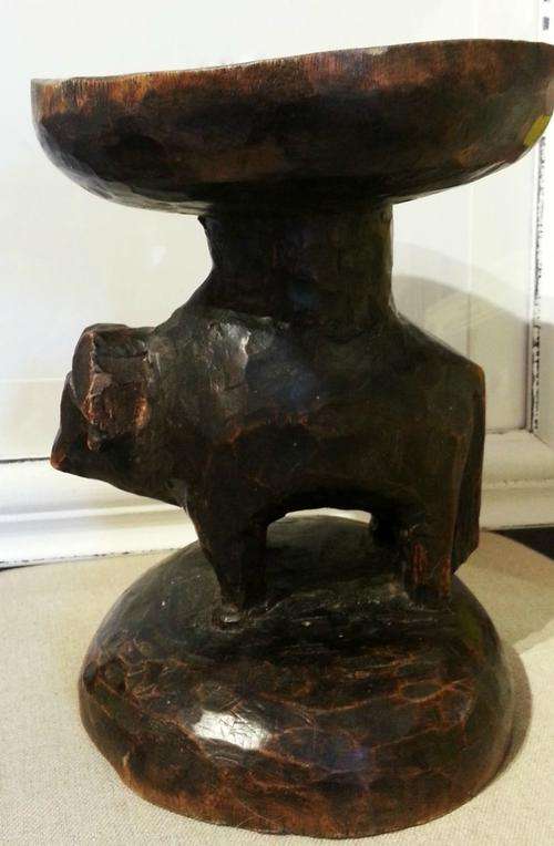 Batonga styled Buffalo Stool
