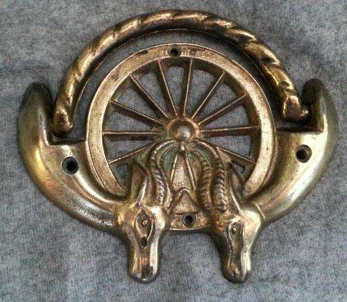 Vintage South African 'Afrikaner' Brass Door Handle