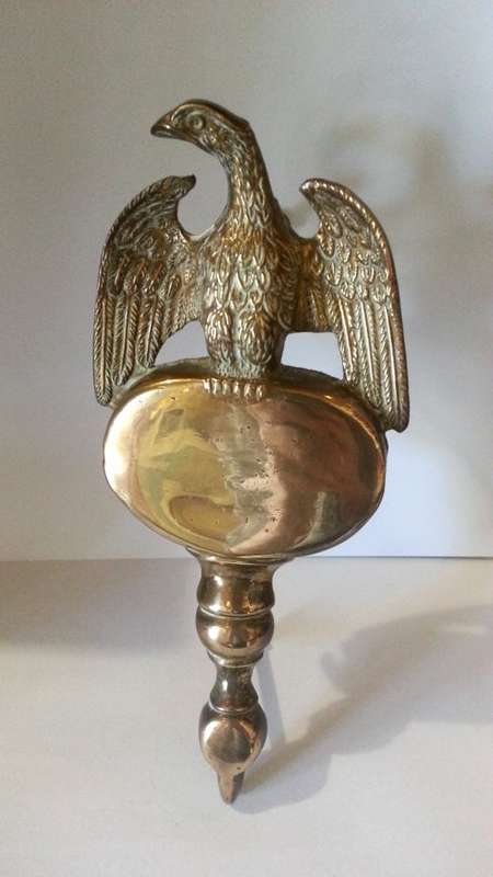Vintage Brass 'Imperial Eagle' Door Knocker.