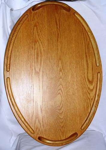 Wooden serving tray