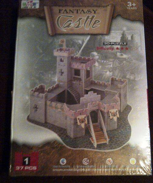 3 D Wooden Castle
