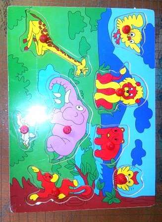 Animal Wooden Puzzle - Educational