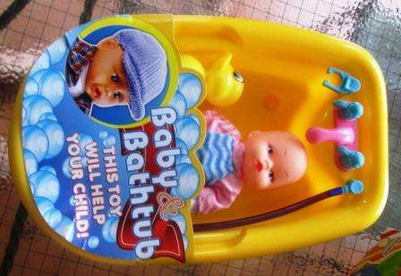 Baby in Tub and accessories
