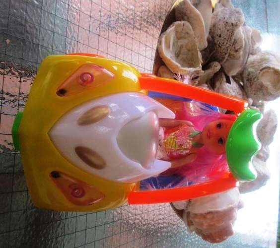 Doll in Car with sound, movement and lights