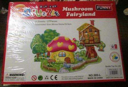 3 D Puzzle  - Mushroom Fairyland
