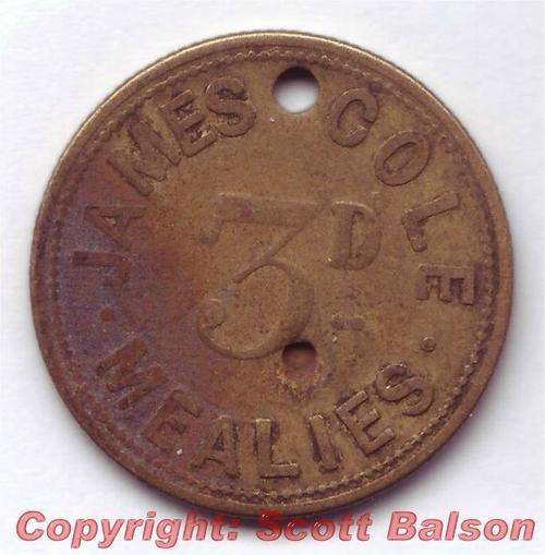 EXTREMELY RARE - James Cole brass 3d - Franklin store - South Africa