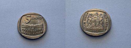 1994 South Africa Mandela Presidential Inauguration R5  #Superior Quality Brilliant Unc#