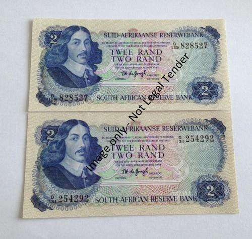 R2 Banknotes of TW De Jongh Mint Uncirculated