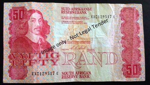 1990 SA Republic CL Stals R50 Replacement Baknote - Choice Condition