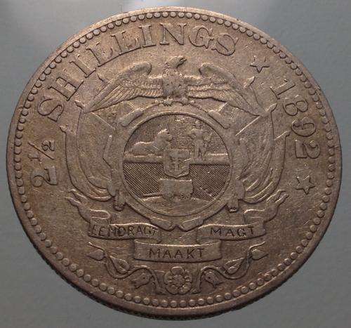 1892 ZAR 2.5 Shillings/Halfcrown VF