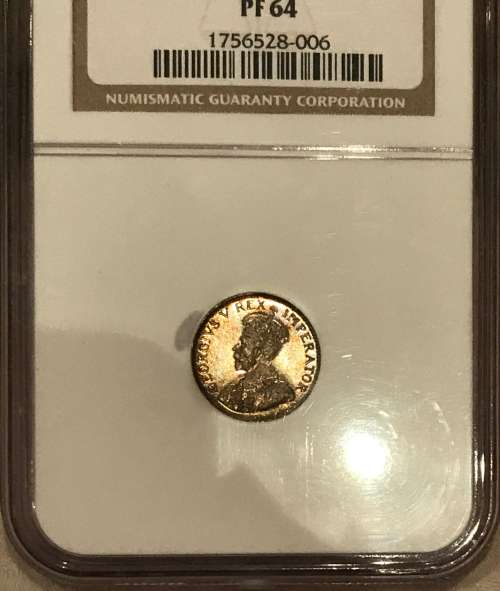 Only 14 Pieces Struck | 1930 S.Africa 3 Pence NGC Certified PROOF 64 | True Rarity | Seldom Offered