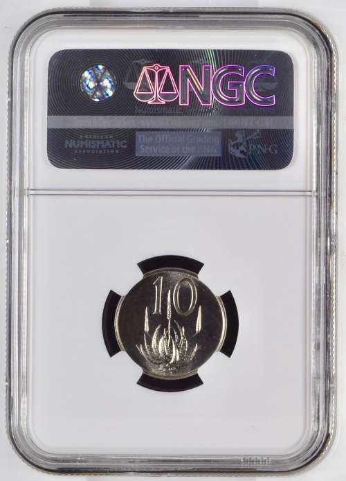 Ultra Gem | 1966 S.Africa ENG 10 Cents NGC Certified MS67 | Unbelievable Quality | Only 1 Graded
